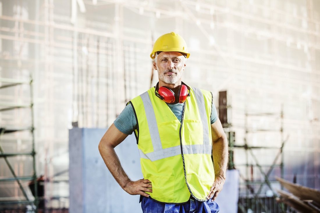 Developer on an Irish construction site