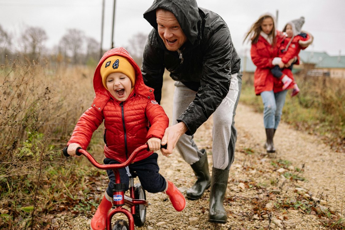 A family investing in their future